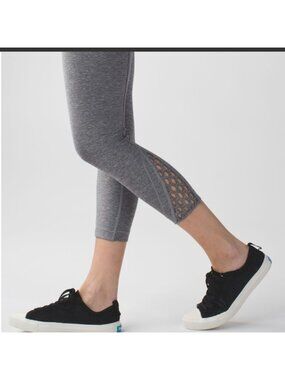 Lululemon True Self Crop Heathered Slate